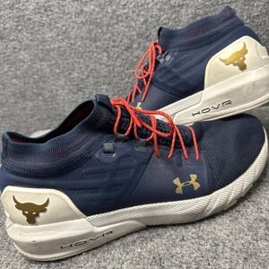 Under Armour UA HOVR Project Rock 2 Veteran's Day Navy Blue Mens 13‎